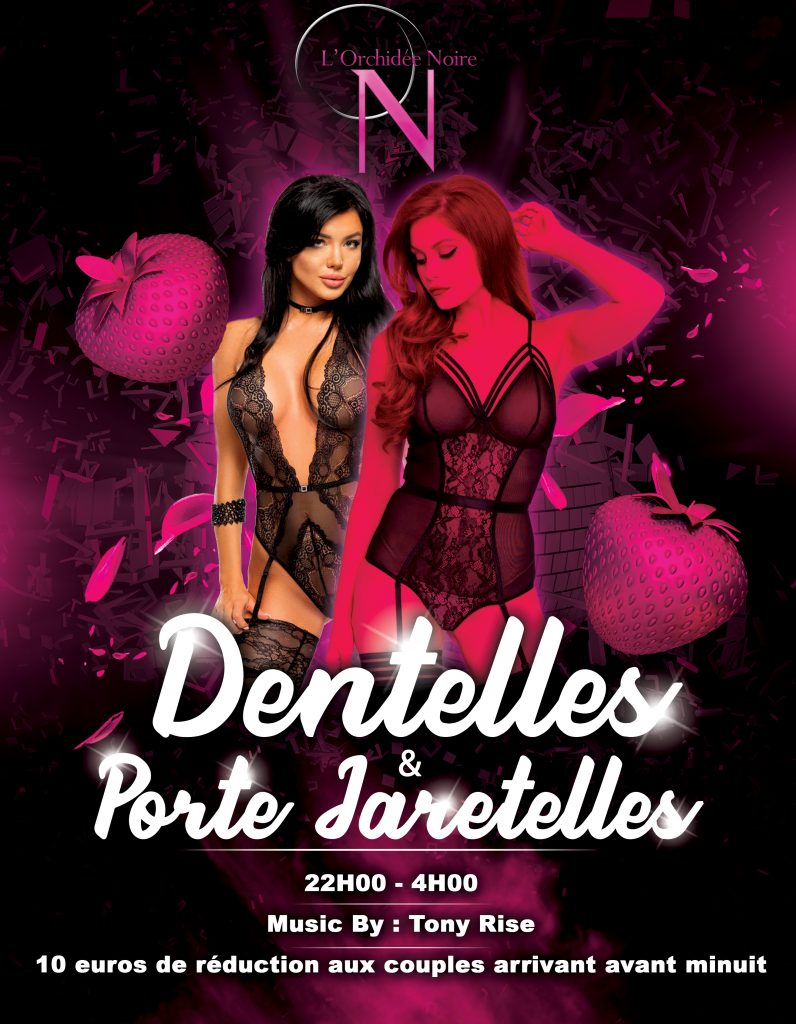 Soiree Dentelles Et Porte Jaretelles Tony Rise