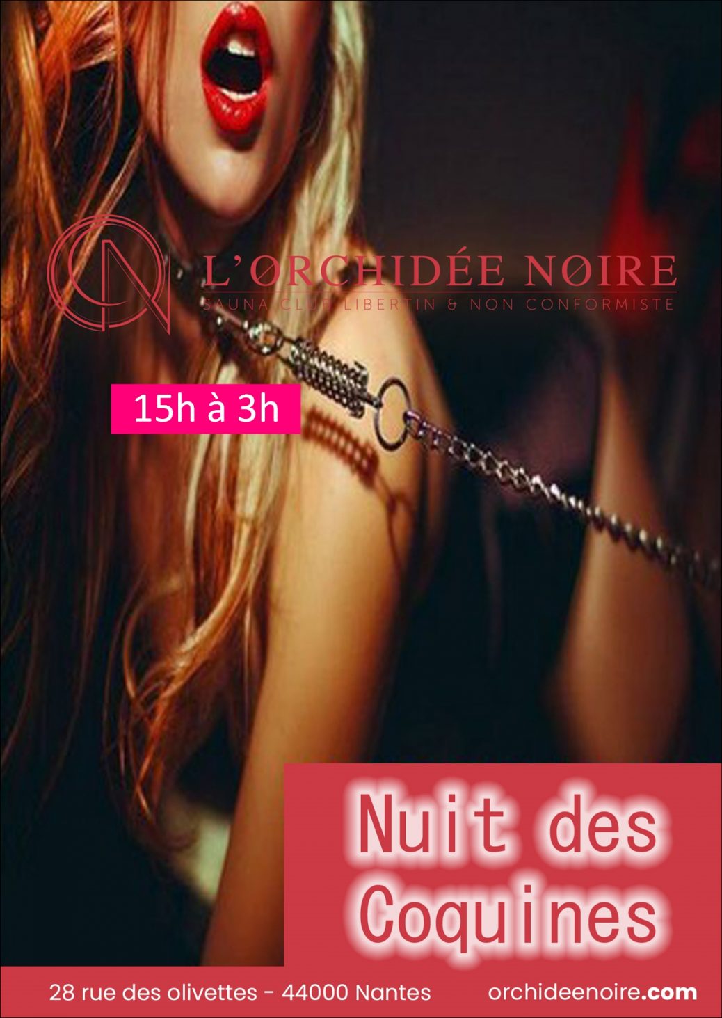 Nuit Des Coquines Orchidee Noire Nantes