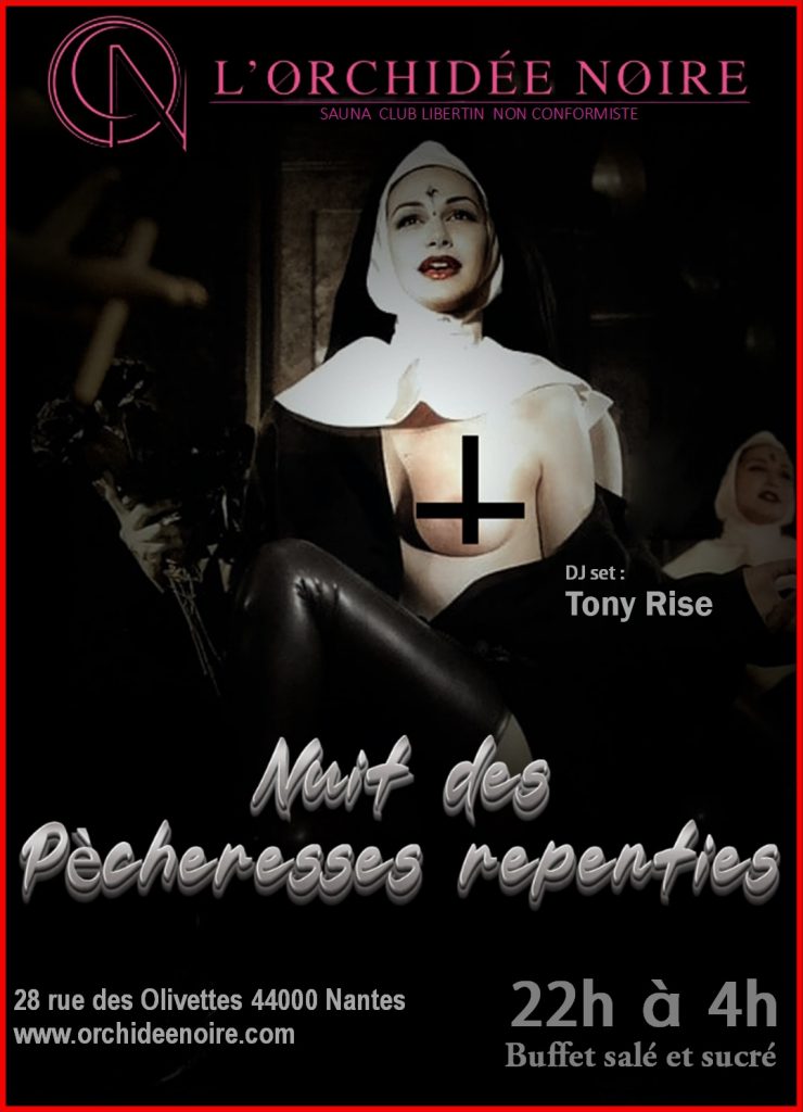 nuit des pécheresses repenties, soirée coquine à Nantes