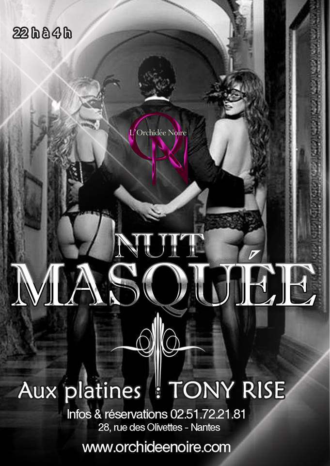 nuit masquee orchidée noire club coquin nantes