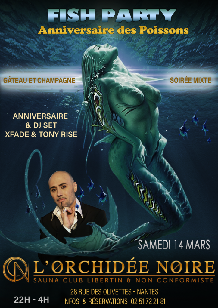 soirée libertine anniversaire des poissons 14 mars 2026