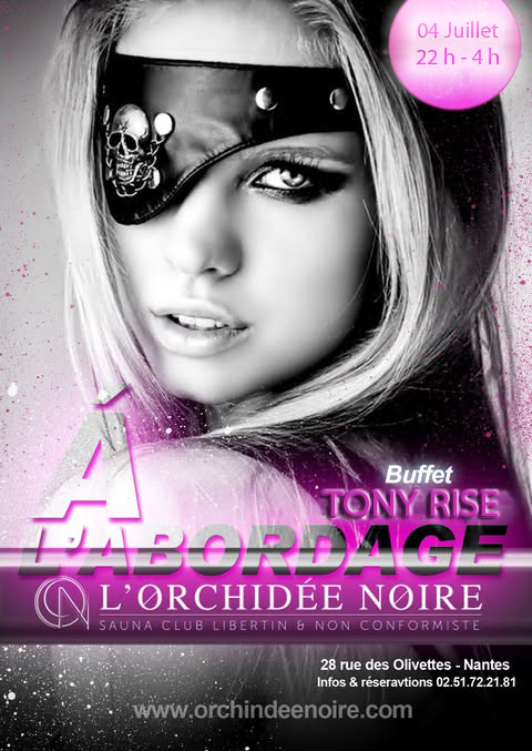 à l'abordage soirée coquine à l'Orchidée Noire Nantes