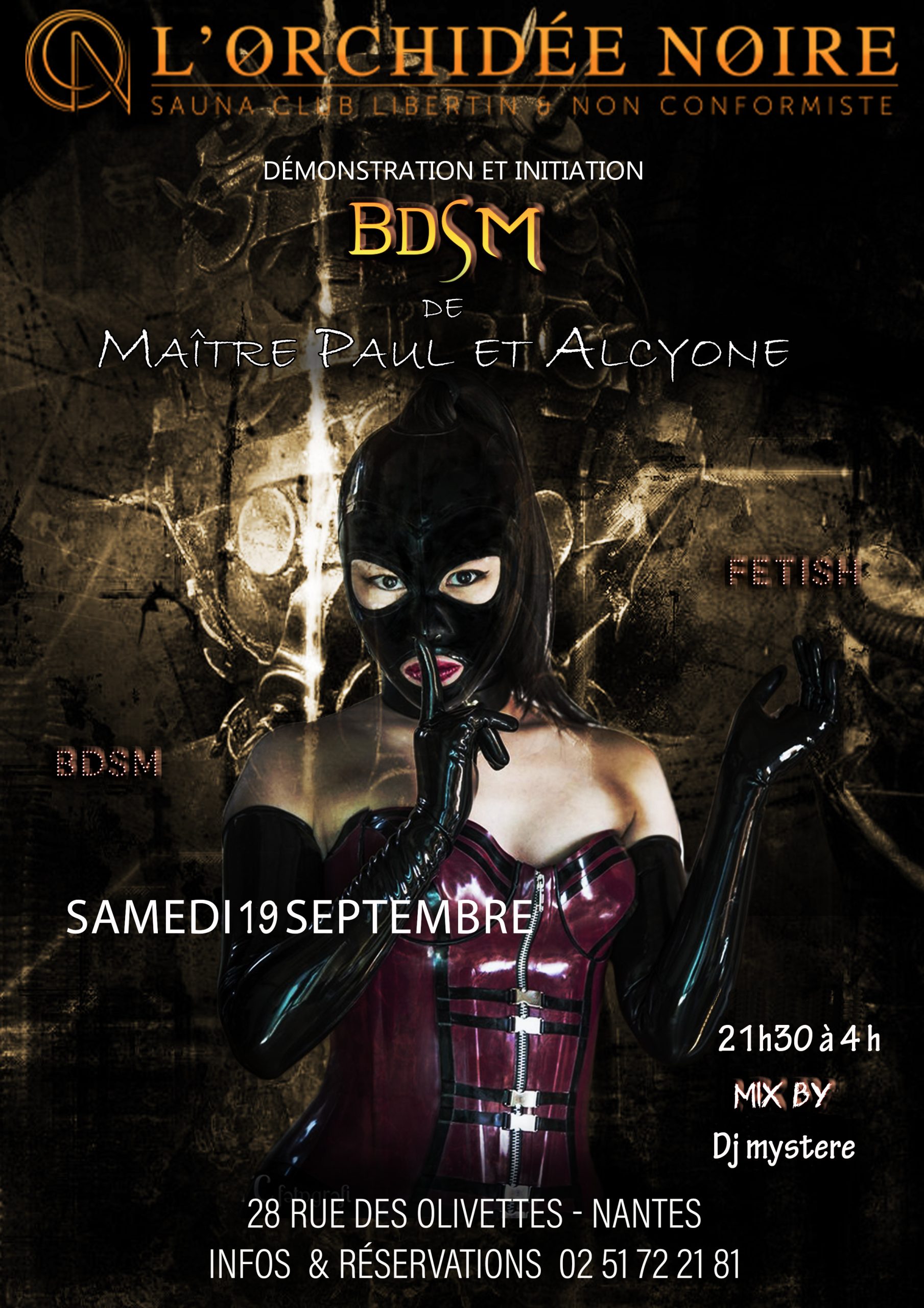 Soirée BDSM - Démonstration & initiation