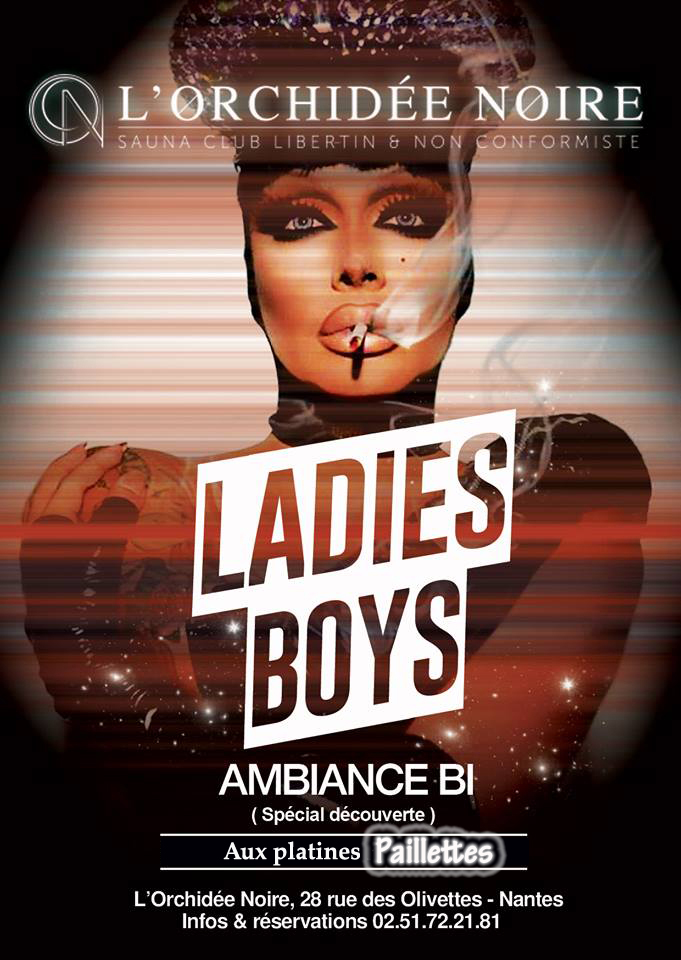 ladies boys soiree coquine special bi paillettes